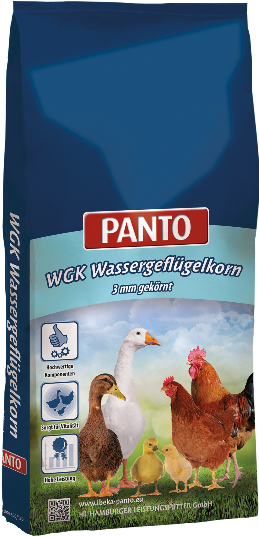 PANTO® WGK Wassergeflügelkorn (3 mm gekörnt)
