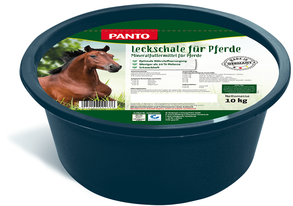 2 x 10kg Panto* Leckschale Mineralfuttermittel für Pferde 